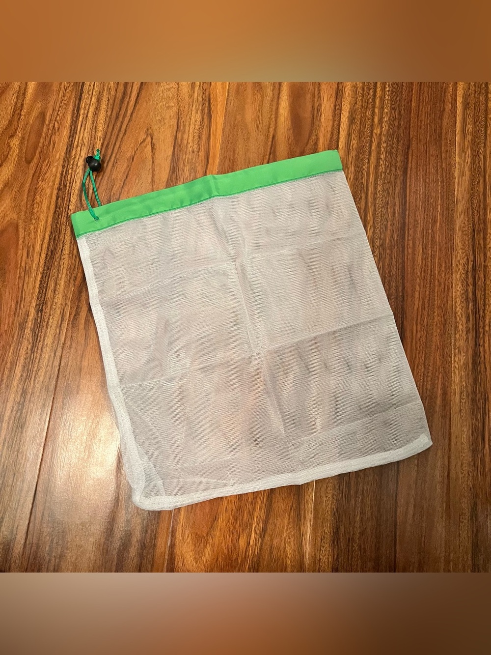 Reusable Mesh Produce Bag with Green Trim
